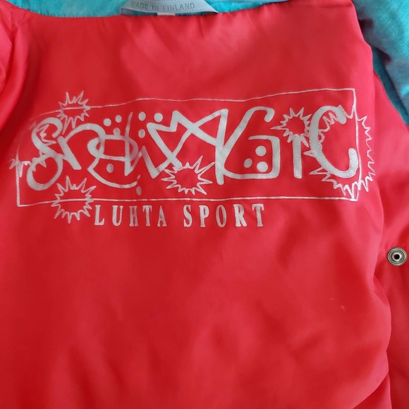 Vintage Retro snow magic Luhta sport Jacket Sz 40 - Picture 5 of 9